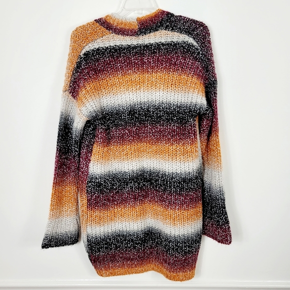 Express multicolor open sweater long cardigan - Picture 9 of 9